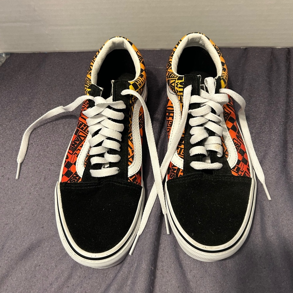 Vans Old Skool Flame‎ Gradient “Off The Wall” Sneakers - Size 6.5 Men / 8 Women